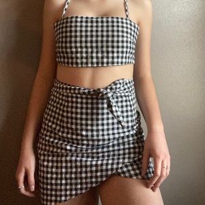 Crop and skirt from Shein